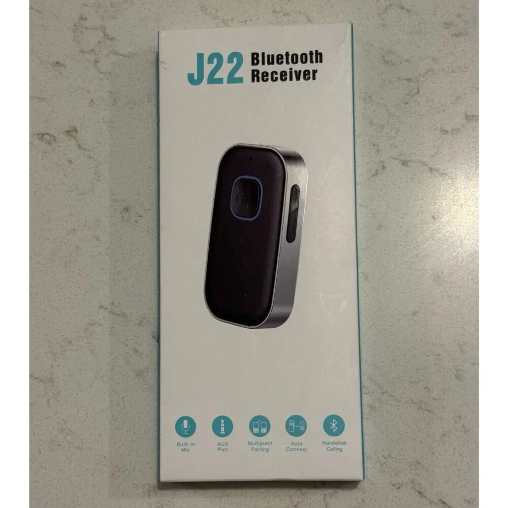 COMSOON Bluetooth Receiver for Car, Noise Cancelling 3.5mm AUX Bluetooth Car ...
